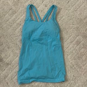 Blue Lululemon Tank Top